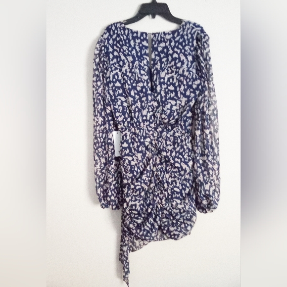 SALE Willow Piper NWT Long Sleeve Leapord Minidress - Picture 6 of 7